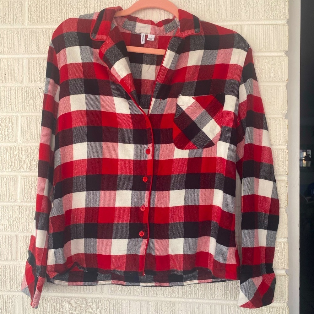 Nordstrom plaid pajama top